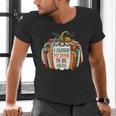 I Closed My Book To Be Here Fall Pumpkin Men's V-Neck T-Shirt I Closed My Book To Be Here Fall Pumpkin Men's V-Neck T-Shirt