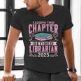 Closing This Chapter Retired Librarian 2025 Book Retirement Men's V-Neck T-Shirt Closing This Chapter Retired Librarian 2025 Book Retirement Men's V-Neck T-Shirt