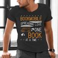 Cool Bookmobile Librarian Spreading Love One Book At A Time Men's V-Neck T-Shirt Cool Bookmobile Librarian Spreading Love One Book At A Time Men's V-Neck T-Shirt