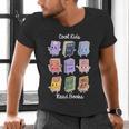 Cool Kids Read Books Apparel Men's V-Neck T-Shirt Cool Kids Read Books Apparel Men's V-Neck T-Shirt