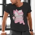 Coquette Reading Book Lover Pink Bow Bookish Mom & Daughter Men's V-Neck T-Shirt Coquette Reading Book Lover Pink Bow Bookish Mom & Daughter Men's V-Neck T-Shirt