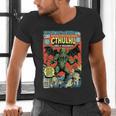 Cthulhu Lord Of Madness Vintage Comic Book Cover Men's V-Neck T-Shirt Cthulhu Lord Of Madness Vintage Comic Book Cover Men's V-Neck T-Shirt