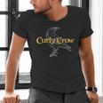 Curly Crow Art And Books Logo Men's V-Neck T-Shirt