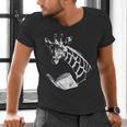 Cute Giraffe Wear Glasses Reading Book Librarian Bookworm Men's V-Neck T-Shirt Cute Giraffe Wear Glasses Reading Book Librarian Bookworm Men's V-Neck T-Shirt