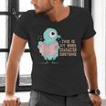 Cute Pigeon This Is My Book Character Costume For Reading Men's V-Neck T-Shirt
