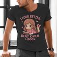 Cute Reading Outfit Book Lover Tee For Women Who Read Men's V-Neck T-Shirt