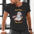 Cute Xmas Book Lover Penguin Reading Cosy Days Cosy Reads Men's V-Neck T-Shirt