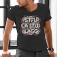 Dark Romance Romantasy Book Lover Shadow Daddy STFUATTDLAGG Men's V-Neck T-Shirt