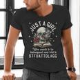 Dark Romance Smutt Book Merch STFUATTDLAGG Good Girl Trigger Men's V-Neck T-Shirt