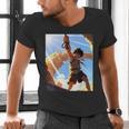 David And Goliath Bible Book Samuel King David Anime Manga Men's V-Neck T-Shirt