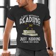 Day Without Reading Read Librarian Book Men Women Kids Men's V-Neck T-Shirt Day Without Reading Read Librarian Book Men Women Kids Men's V-Neck T-Shirt