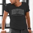 Derbyshire England Literature Barely Tolerable Book Quote Men's V-Neck T-Shirt