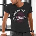 Dibs On The Villain Dark Romance Books Skeleton Morally Grey Men's V-Neck T-Shirt