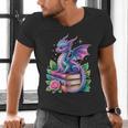 Dragon Book Fantasy Reading Men's V-Neck T-Shirt