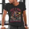 Dragon Just A Girl Who Loves Dragons And Books Men's V-Neck T-Shirt Dragon Just A Girl Who Loves Dragons And Books Men's V-Neck T-Shirt