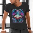 Dragon Reading Book Lover Men's V-Neck T-Shirt