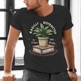 Easily Distracted By Plants And Books Men's V-Neck T-Shirt Easily Distracted By Plants And Books Men's V-Neck T-Shirt