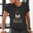 Printed Page Perfume Book Lover Saying Men's V-Neck T-Shirt