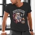 English Bulldog Dog Reading Book 67 Six Seven Meme Men's V-Neck T-Shirt English Bulldog Dog Reading Book 67 Six Seven Meme Men's V-Neck T-Shirt