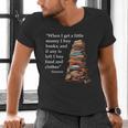 Erasmus When I Have Money I Buy Books Men's V-Neck T-Shirt Erasmus When I Have Money I Buy Books Men's V-Neck T-Shirt