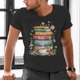 Fantasy Drama Tragedy Book Lover Subtle Watercolor Men's V-Neck T-Shirt Fantasy Drama Tragedy Book Lover Subtle Watercolor Men's V-Neck T-Shirt