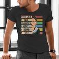 Feminist Ruth Bader Ginsburg RBG Quote Girl With Book Women Men's V-Neck T-Shirt