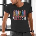 Freadom Anti Ban Books Freedom To Read Book Lover Reading Men's V-Neck T-Shirt Freadom Anti Ban Books Freedom To Read Book Lover Reading Men's V-Neck T-Shirt