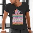 With Freedom Flowers Books And The Moon Men's V-Neck T-Shirt With Freedom Flowers Books And The Moon Men's V-Neck T-Shirt