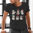 Ghost Santa Elf Squad Read Books Bookish Librarian Christmas Men's V-Neck T-Shirt Ghost Santa Elf Squad Read Books Bookish Librarian Christmas Men's V-Neck T-Shirt