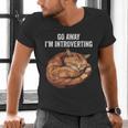 Go Away I'm Introverting Cat Introvert Men Women Girls Kids Men's V-Neck T-Shirt Go Away I'm Introverting Cat Introvert Men Women Girls Kids Men's V-Neck T-Shirt