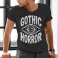 Gothic Classic Horror Thriller Book Movie Film Halloween Men's V-Neck T-Shirt Gothic Classic Horror Thriller Book Movie Film Halloween Men's V-Neck T-Shirt