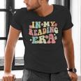 Groovy In My Reading Era Read Book Reader Reading Men's V-Neck T-Shirt Groovy In My Reading Era Read Book Reader Reading Men's V-Neck T-Shirt