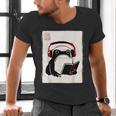 Grumpy Frog Books Music Kawaii Ink Japanese Men's V-Neck T-Shirt Grumpy Frog Books Music Kawaii Ink Japanese Men's V-Neck T-Shirt