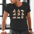 Halloween Ghost Book Lover Men's V-Neck T-Shirt Halloween Ghost Book Lover Men's V-Neck T-Shirt