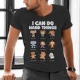 I Can Do Hard Things Children's Book Characters Men's V-Neck T-Shirt