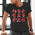 Heart Reading Books Valentine’s Day Girl And Boy Book Lovers Men's V-Neck T-Shirt