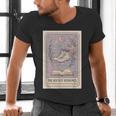 Hockey Romance Tarot Card Books Reader Cozy Reading Men's V-Neck T-Shirt
