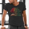 Honoring Past Inspiring Future History Month Tree Book Men's V-Neck T-Shirt