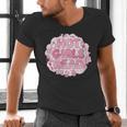 Hot Girls Read Pink Aesthetic Book Lover Reading Men's V-Neck T-Shirt