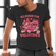 HUGvyn All Booked For Valentines Teacher Book Reading Heart Men's V-Neck T-Shirt HUGvyn All Booked For Valentines Teacher Book Reading Heart Men's V-Neck T-Shirt