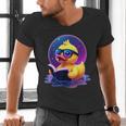 Humor Rubber Duck Reading Book Men's V-Neck T-Shirt Humor Rubber Duck Reading Book Men's V-Neck T-Shirt