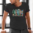 I'm With The Banned Books I Read Banned Books Lovers Men's V-Neck T-Shirt I'm With The Banned Books I Read Banned Books Lovers Men's V-Neck T-Shirt