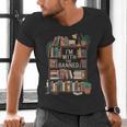 I'm With The Banned Books Reading Men's V-Neck T-Shirt