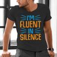 I'm Fluent In Silence I Introvert Men's V-Neck T-Shirt