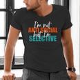 I'm Not Anti-Social But I'm Selective Introvert Men's V-Neck T-Shirt
