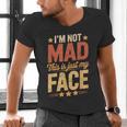 I'm Not Mad This Is Just My Face Introvert Men's V-Neck T-Shirt