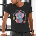 Its A Good Day To Read A Book Cute Elephant And Pig Edition Men's V-Neck T-Shirt Its A Good Day To Read A Book Cute Elephant And Pig Edition Men's V-Neck T-Shirt