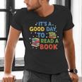 It's a Good Day To Read A Book Lovers Men Women Kids Men's V-Neck T-Shirt