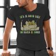 It's A Good Day To Read A Book Shirt Frog Reading Book Men's V-Neck T-Shirt It's A Good Day To Read A Book Shirt Frog Reading Book Men's V-Neck T-Shirt