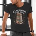 It's Not Hoarding If It's Books Book Reader Lover Men's V-Neck T-Shirt